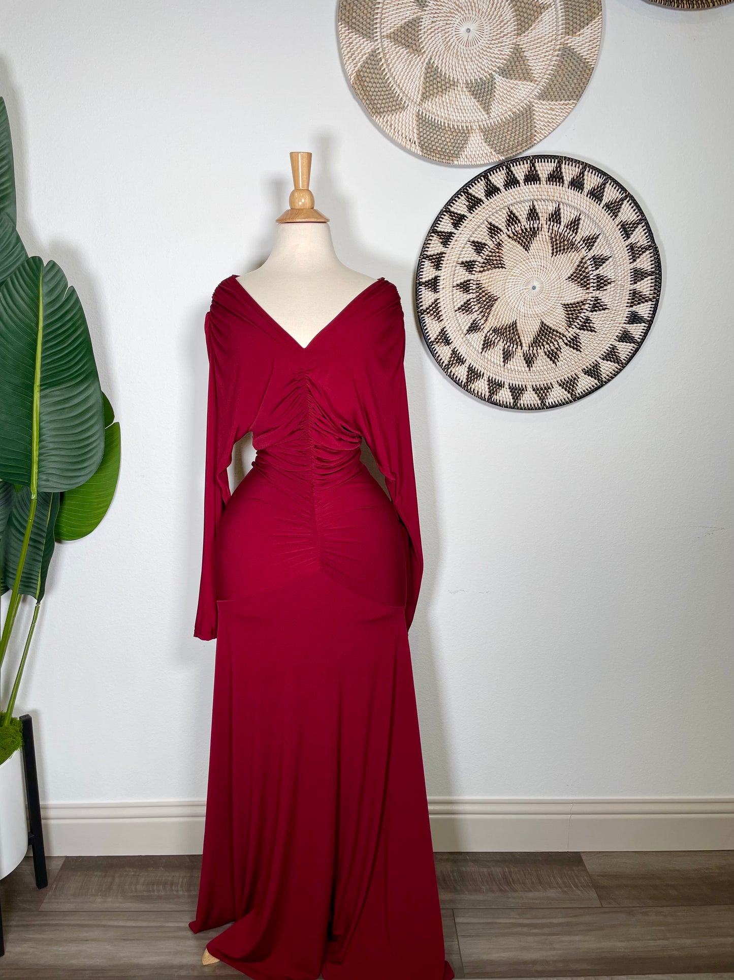 Marilyn Ruched Off Shoulder Dress